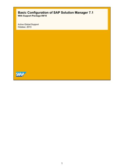 guided procedure for sap solution manager configuration Kindle Editon