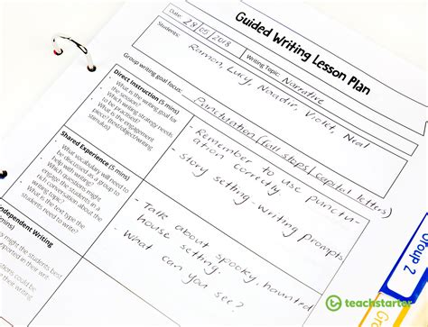 guided writing lesson plans Kindle Editon