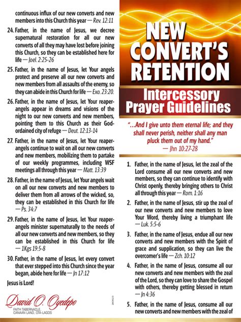 guidelines for intercessory prayer Doc