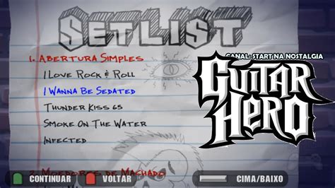 guitar hero 1 tracks