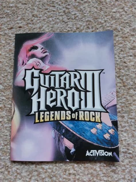 guitar hero iii instruction manual PDF