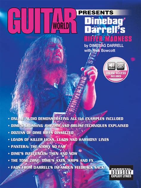 guitar world presents dimebag darrells riffer madness book and cd Doc