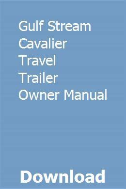 gulfstream cavalier owners manual PDF