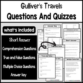 gulliver travels comprehension questions with answer key Epub
