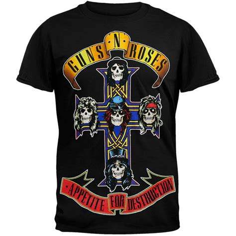 guns n roses band shirts