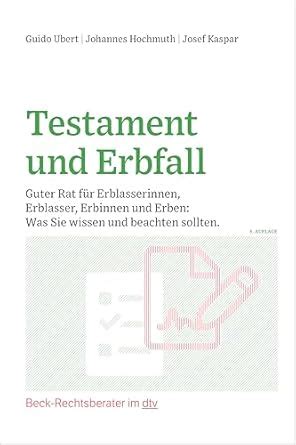 guter rat testament erbfall erblasser Reader