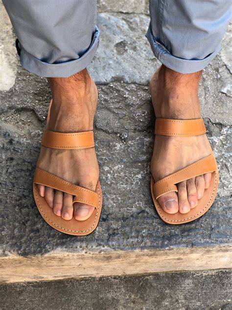 guys leather sandals