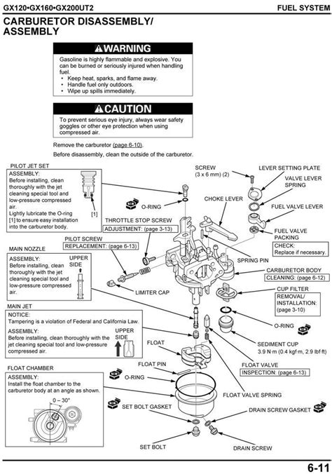 gx160 engine shop manual Kindle Editon