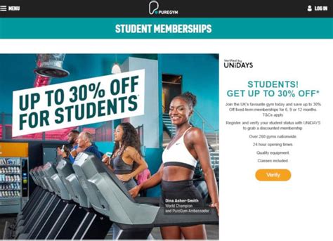 gyms with student discounts