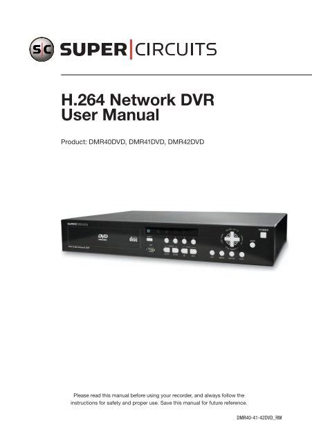 h 264 network dvr user manual Epub