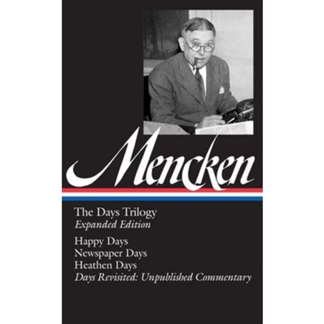 h l mencken the days trilogy expanded edition library of america 257 PDF