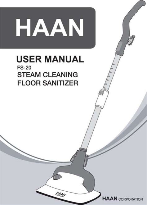 haan steam cleaner manual for s146 PDF