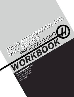 haas automation programming workbook PDF