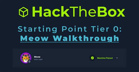 Hackthebox Starting Point Walkthrough
