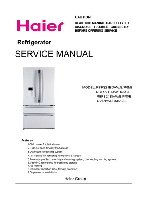 haier cth143ww refrigerators owners manual Kindle Editon