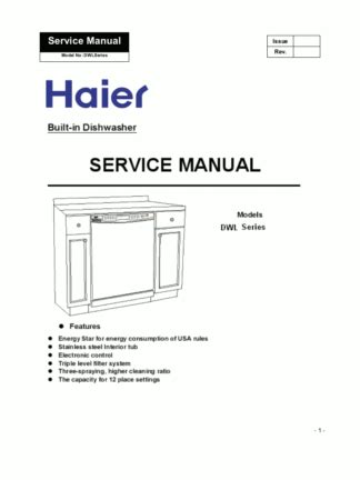 haier dw100n dishwashers owners manual Reader