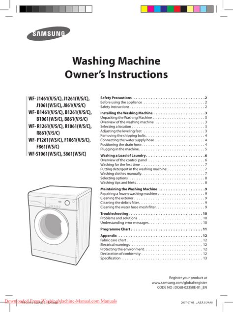 haier ha500t washers owners manual Kindle Editon