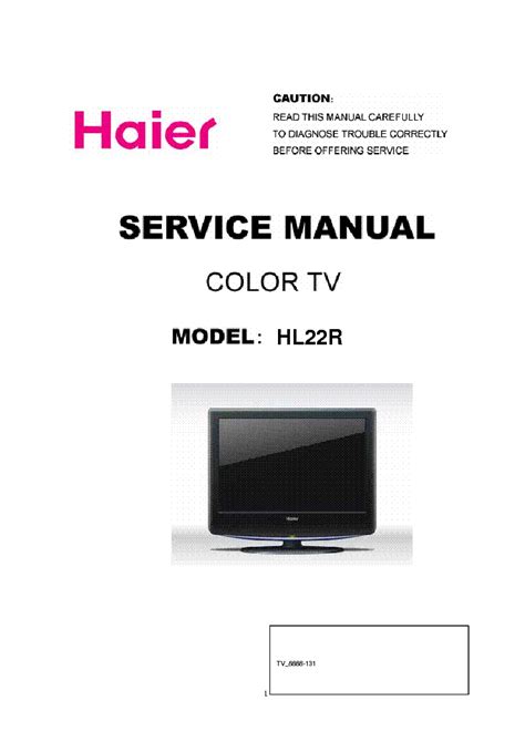 haier hl22r tvs owners manual Reader