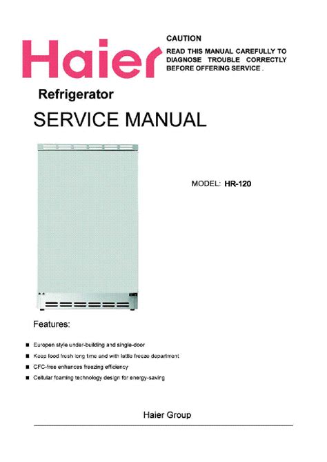 haier hr 137a lz refrigerators owners manual Reader