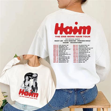 haim tour shirt