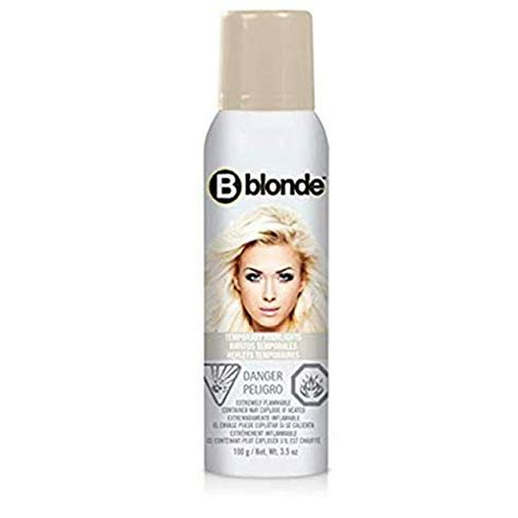 hair spray dye blonde