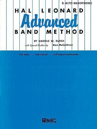 hal leonard advanced band method e flat alto saxophone Kindle Editon