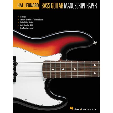 hal leonard bass guitar manuscript paper Epub