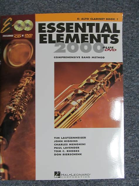 hal leonard essential elements 2000 alto clarinet book 1 with cd rom Epub