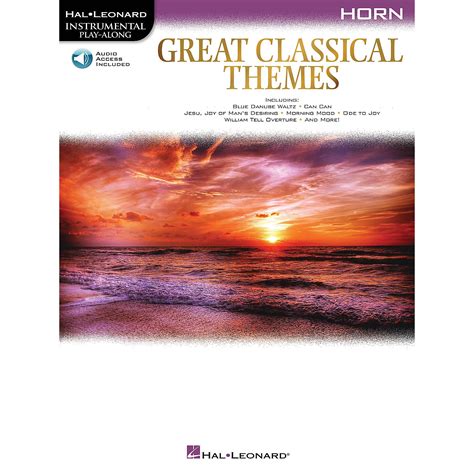 hal leonard great themes instrumental play along book or cd horn Doc