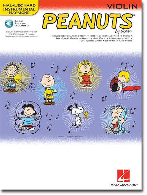 hal leonard peanuts for violin instrumental play along book or cd Kindle Editon