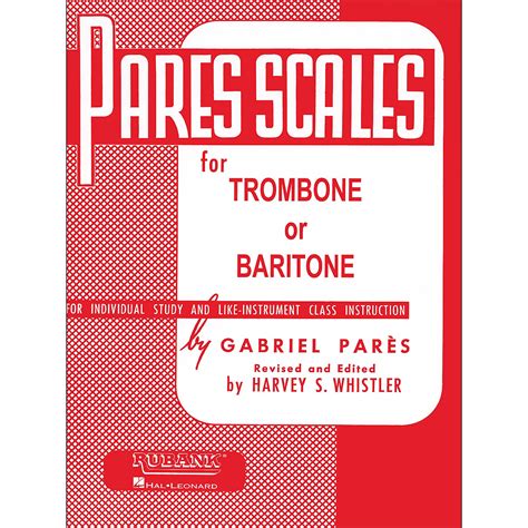hal leonard rubank pares scales for trombone or baritone Epub
