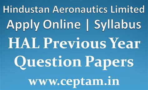 hal management trainee previous question papers Reader