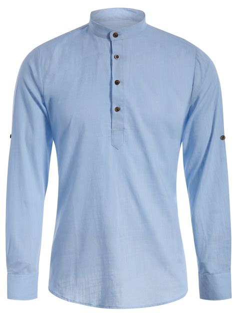 half collar shirt