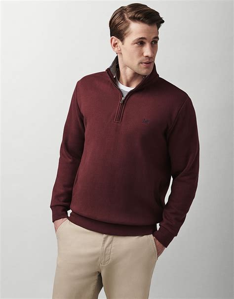 half zip sweatshirt mens