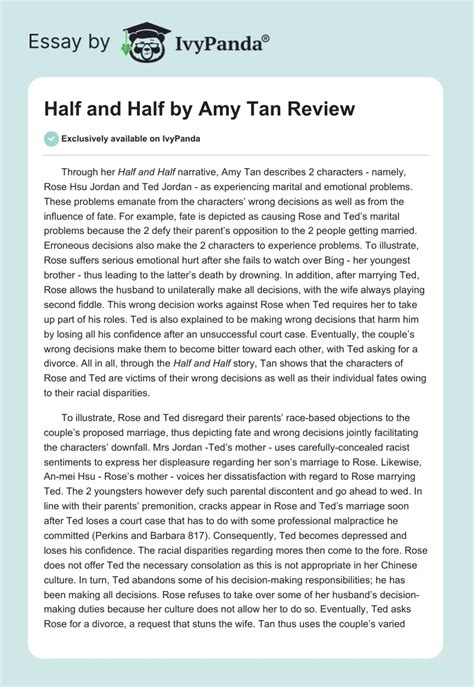 half_and_half_by_amy_tan Ebook PDF