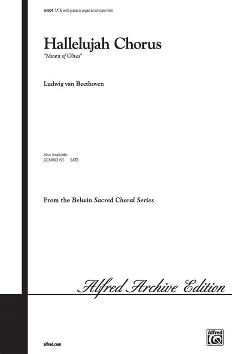 hallelujah chorus satb from mount of olives Doc