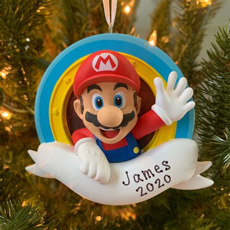 hallmark ornaments mario