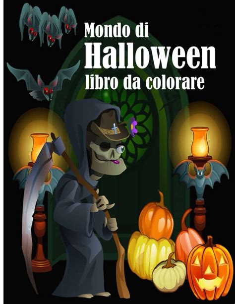 halloween libro colorare adulti italian Doc