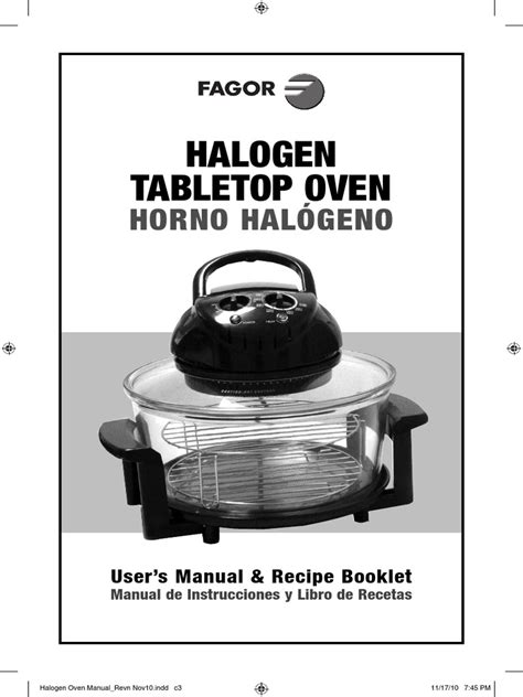 halogen oven manual pdf PDF