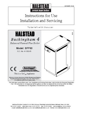 halstead buckingham 4 cff 80 install user guide Reader