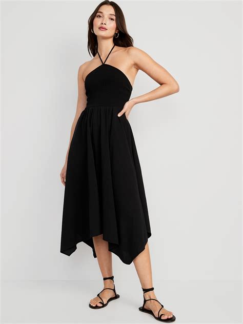 halter midi dress