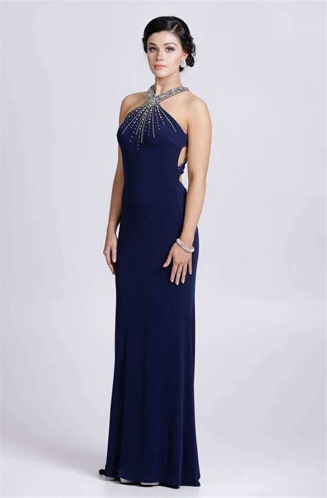 halter neck formal dress