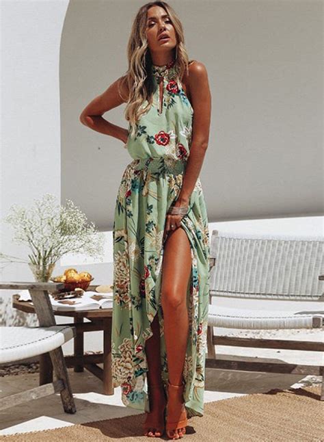 halter summer dress