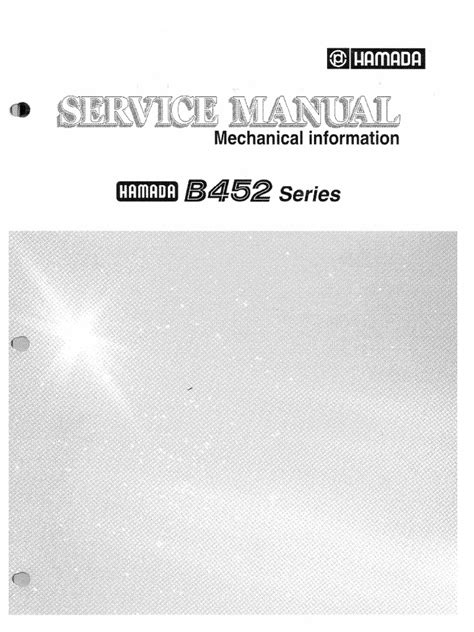 hamada b52 service manual Doc