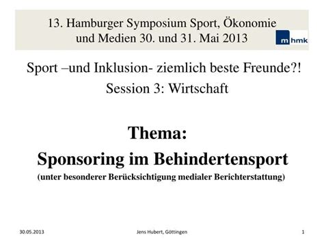 hamburger symposium sport konomie medien Reader
