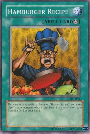 hamburger yugioh