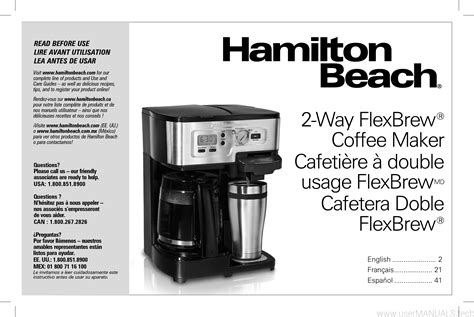 hamilton beach 43251 coffee makers owners manual Epub