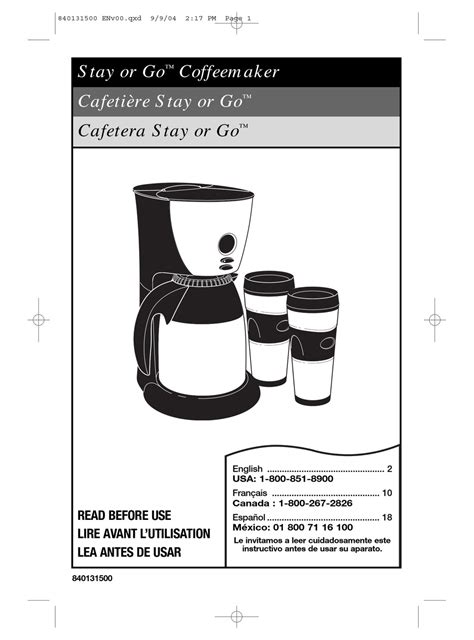 hamilton beach 45114 coffee makers owners manual Kindle Editon