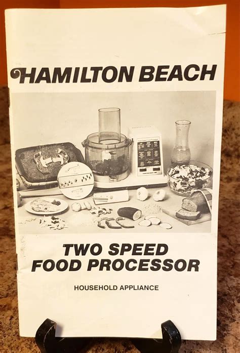 hamilton beach two speed food processor instructions and recipes Ebook Kindle Editon