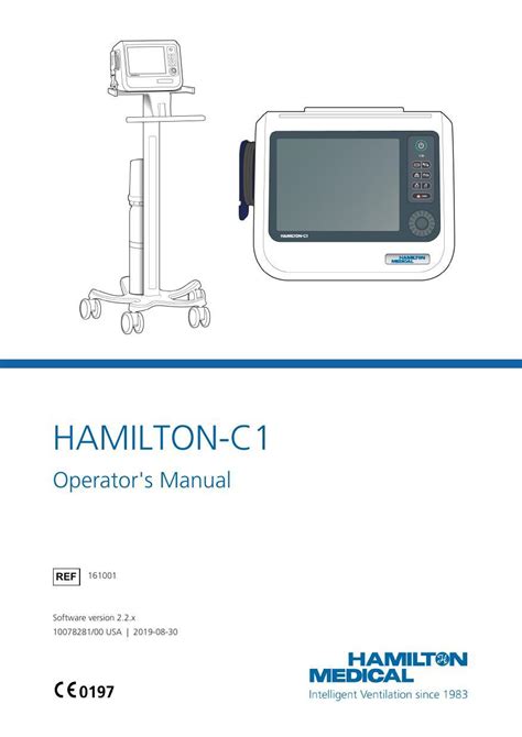 hamilton c1 ventilator manual user Kindle Editon